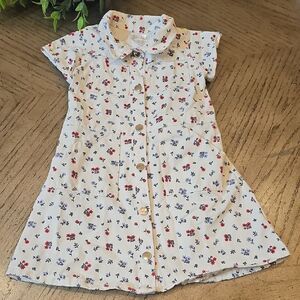 Nannette Floral Jean Dress Size 6